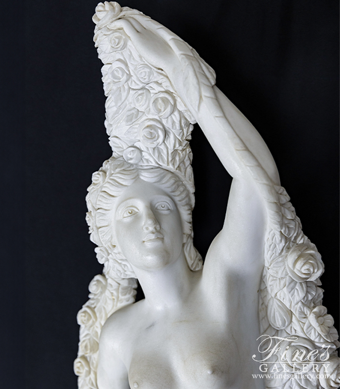 Marble Statues  - Flora Marble Statue - MS-221